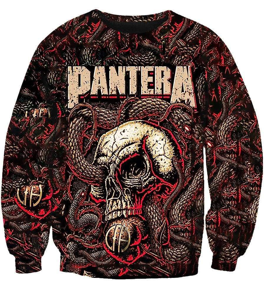 Pantera Hoodies - Pullover Red Hoodie - Image 3