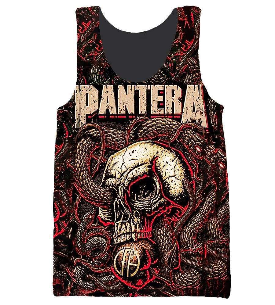 Pantera Hoodies - Pullover Red Hoodie - Image 5