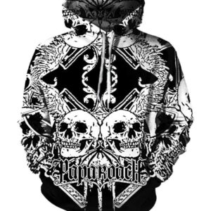 Papa Roach Hoodies - Pullover Black Hoodie