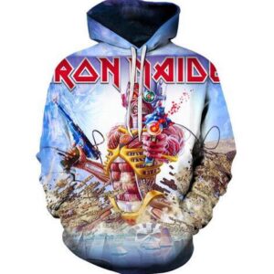 Perfect Harajuku Style Iron Maiden 3D Print Hoodie