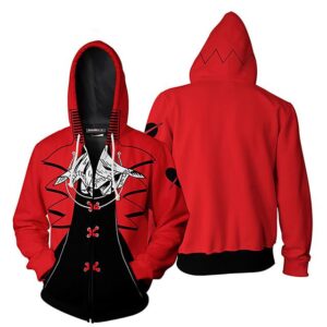 Persona 3D Printing Zipper Hoodie Sweatshirts