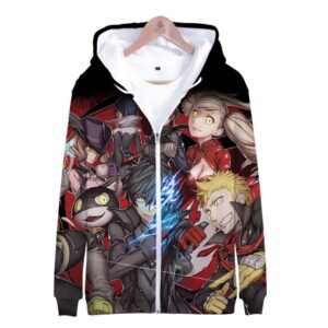 Persona 5 Zipper Hoodie - Hooded Jacket Sweatshirt