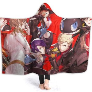 Persona Flannel Hooded Blanket - Anime Blanket