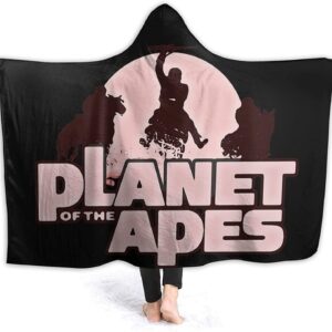 Planet of The Apes Hooded Blanket Wearable Cuddle Throw Warm Cozy