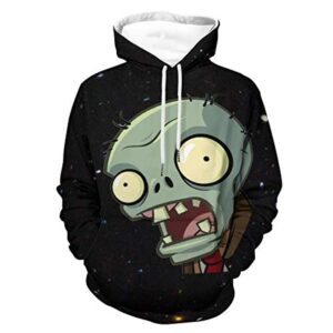 Plants vs Zombies Hoodies - 3D Print Pullover Gaming Hoodie
