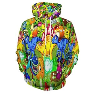 Plants vs Zombies Hoodies - 3D Print Pullover Gaming Hoodie