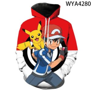 Pokemon 3D printed Hoodies - Fashion Sweatshirts