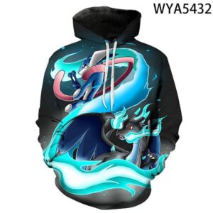 Pokemon 3D printed Hoodies - Fashion Sweatshirts