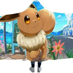 Pokemon Hooded Blankets - Anime Flannel Blankets
