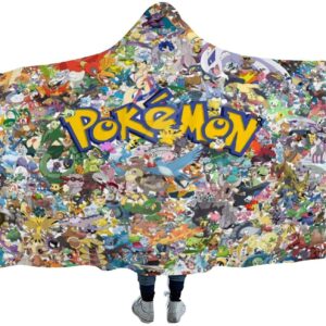 Pokemon Hooded Blankets - Anime Mystery Dungeon Wearable Blankets