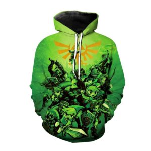Popular Game Hoodies - The Legend Of Zelda 3D Print Hooded Sweatshirt