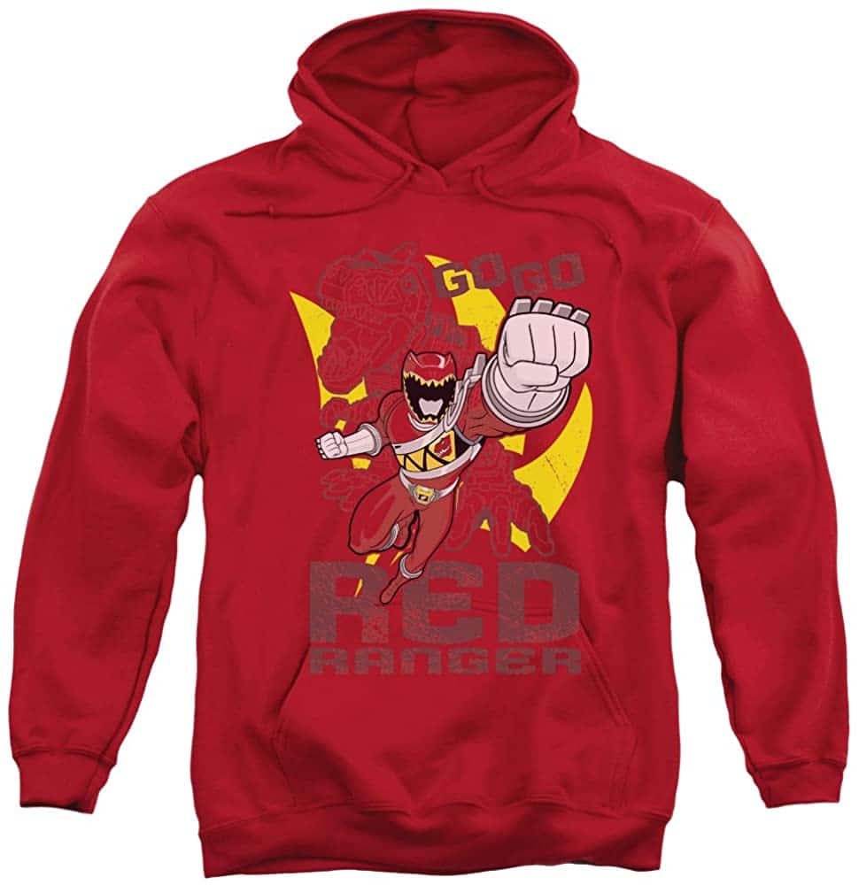 Power Rangers Men's Go Red Pullover Hoodie