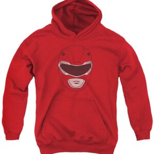 Power Rangers Red Ranger Mask Pullover Hoodie