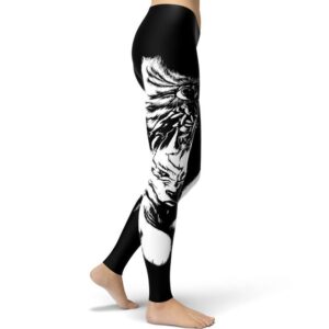 Princess Mononoke Printed A Noir Princess Black Leggings