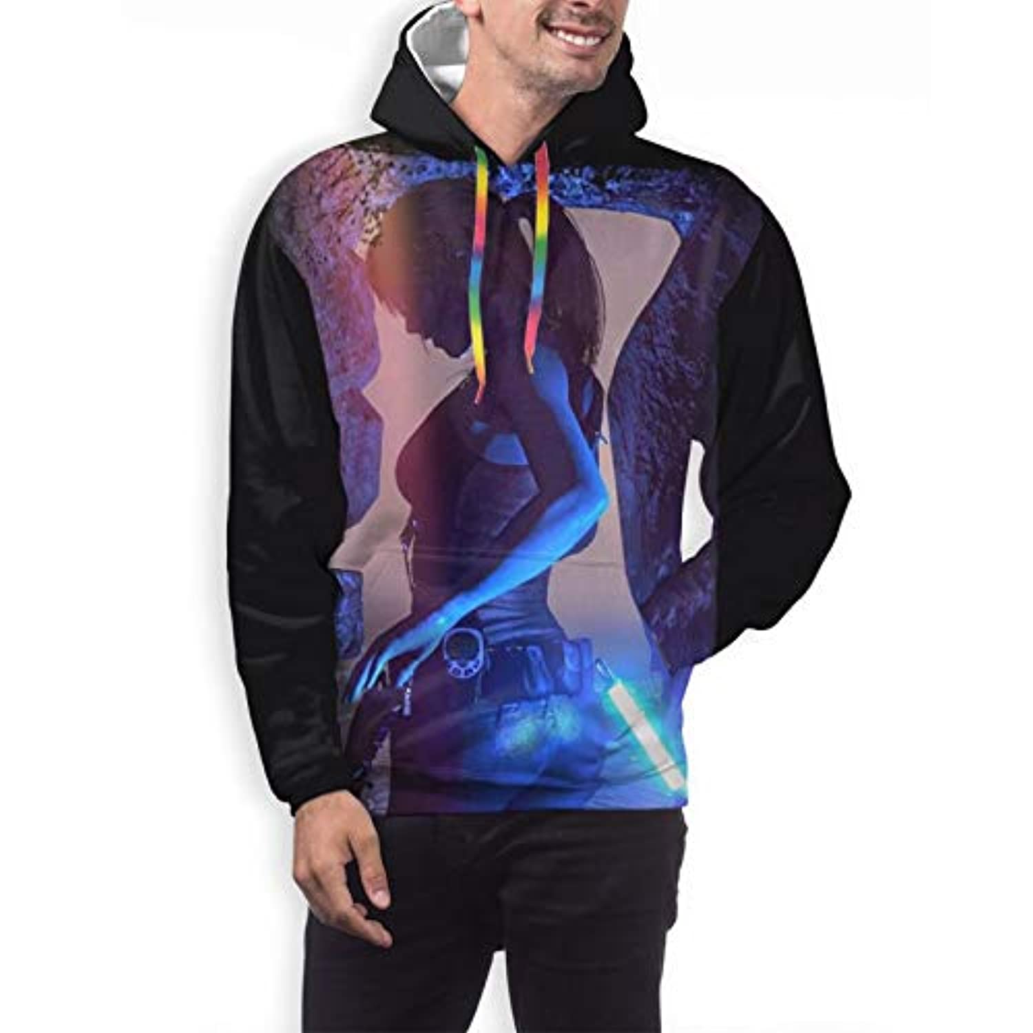 PUBG Hoodies - 3D Print Game Playerunknown's Battlegrounds Black Pullover with Pockets - Image 2