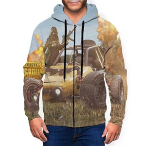 PUBG Hoodies - 3D Print Game Playerunknown's Battlegrounds Pullover with Pockets
