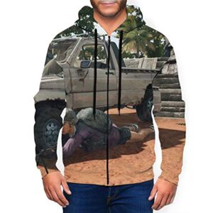 PUBG Hoodies - 3D Print Game Playerunknown's Battlegrounds Pullover with Pockets