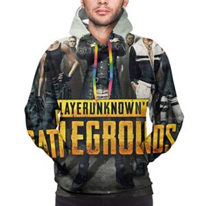 PUBG Hoodies - 3D Print Game Playerunknown's Battlegrounds Pullover with Pockets