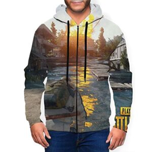 PUBG Hoodies - 3D Print Game Zipper Jacket with Pockets