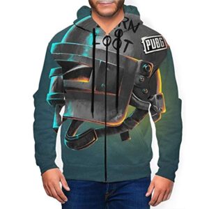 PUBG Hoodies - 3D Print Zipper Jacket with Pockets