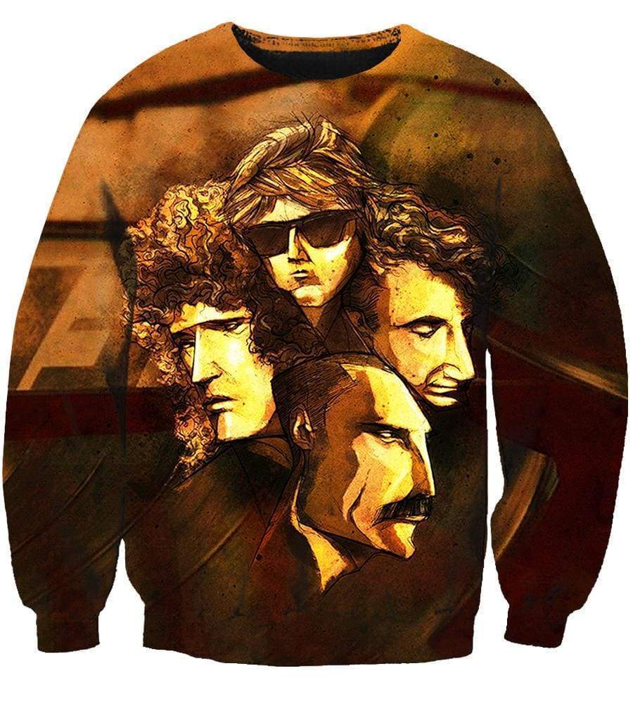 Queen Hoodies - Pullover Yellow Hoodie - Image 3