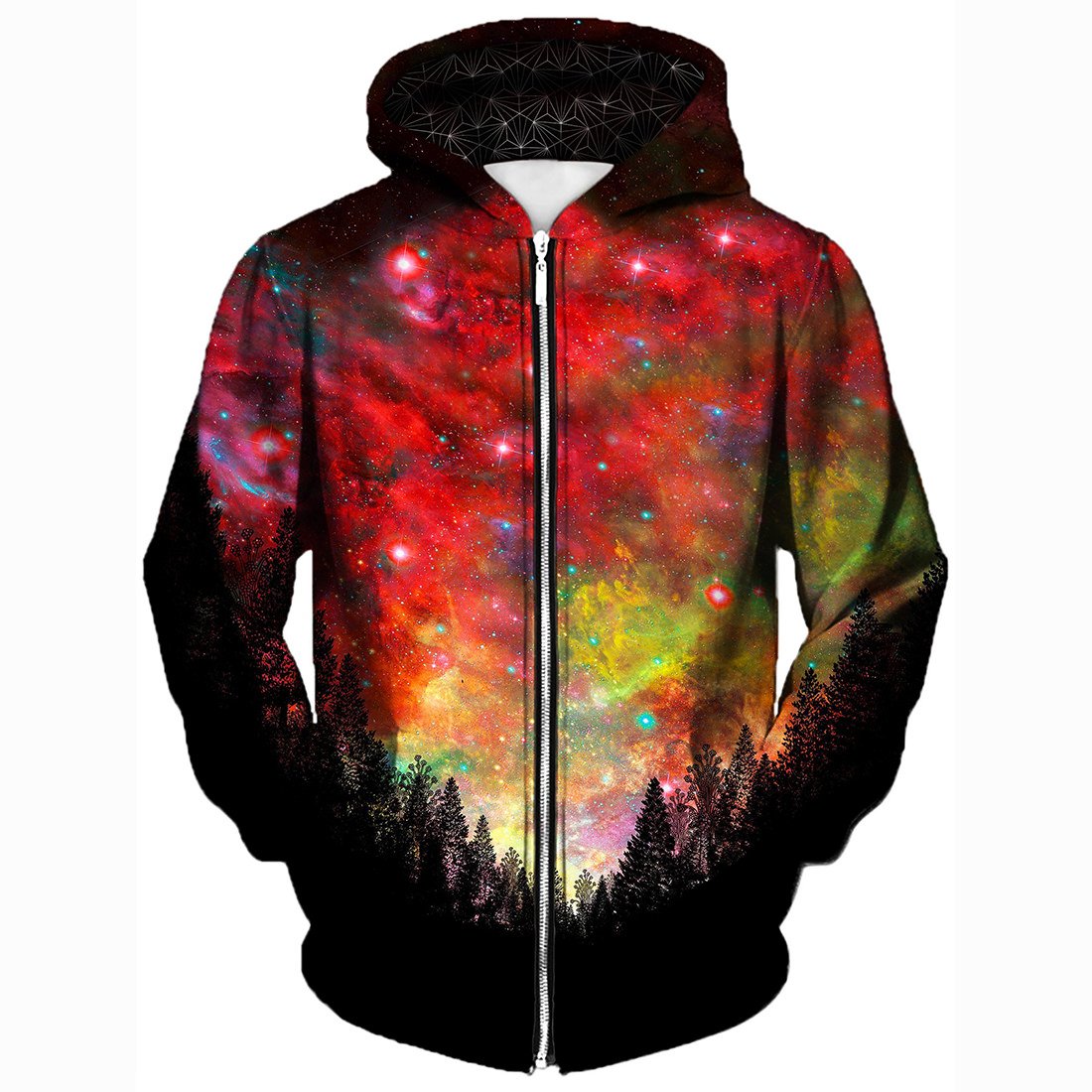 Rasta Woods Unisex Zip-Up Hoodie