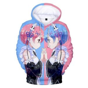 Re: Life In A Different World From Zero 3D Hoodies Sweatshirt Pullover