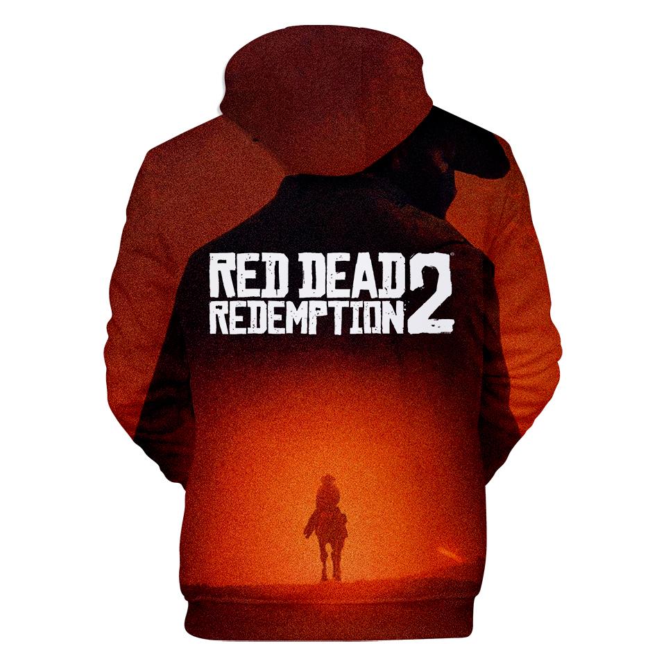 Red Dead Redemption 2 Hoodies - Red Dead Redemption 2 Masked Man Super Cool 3D Hoodie - Image 2