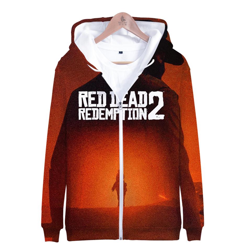 Red Dead Redemption 2 Hoodies - Red Dead Redemption 2 Masked Man Super Cool 3D Hoodie - Image 3