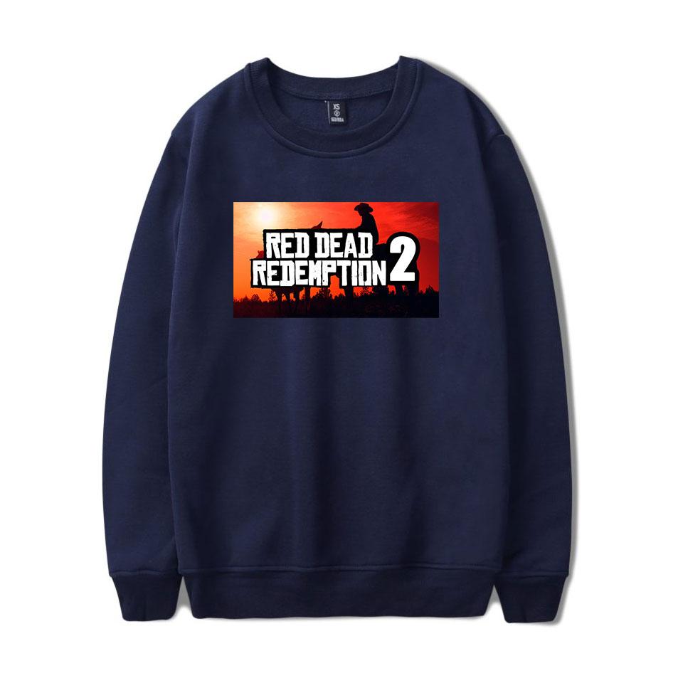 Red Dead Redemption 2 Sweatshirts - Solid Color Red Dead Redemption 2 LOGO Icon Sweatshirt - Image 3