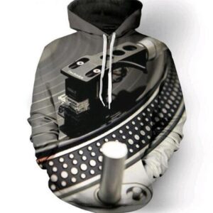 Retro Record Player Hoodie