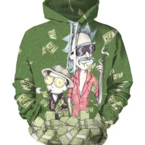Rick and Morty - 3D Hoodie, Zip-Up, Sweatshirt, T-Shirt #2