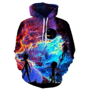 Rick and Morty 3D Print Hoodie