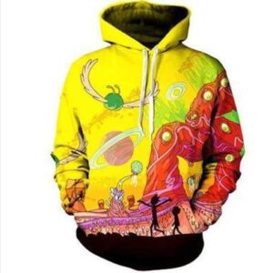 Rick and Morty 3D Print Unisex Sweatshirt Hoodie
