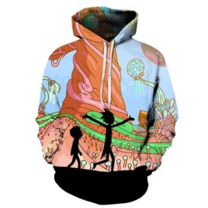 Rick And Morty Hooded Sweatshirt
