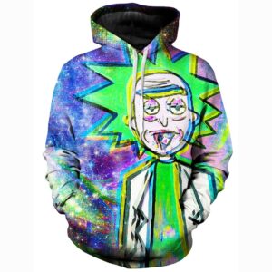Rick and Morty Hoodies——Trippy Rick Unisex Hoodie