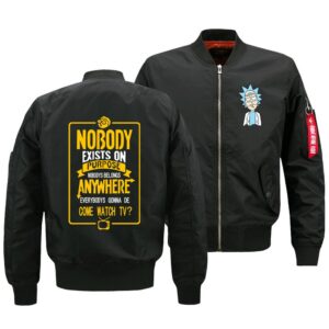 Rick and Morty Jackets - Solid Color Rick and Morty Anime Funny Flight Suit Fleece Jacket