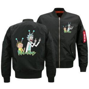 Rick and Morty Jackets - Solid Color Rick and Morty Cartoon Icon Series Super Cool Fleece Jacket