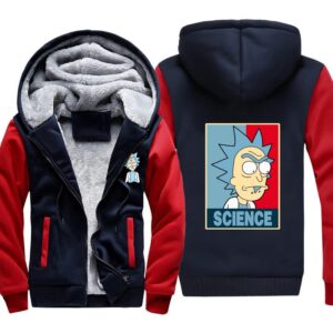 Rick and Morty Jackets - Solid Color Rick and Morty Series Cartoon Cute Fleece Jacket
