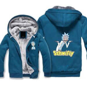 Rick and Morty Jackets - Solid Color Rick and Morty Series schwifty boy Cute Fleece Jacket