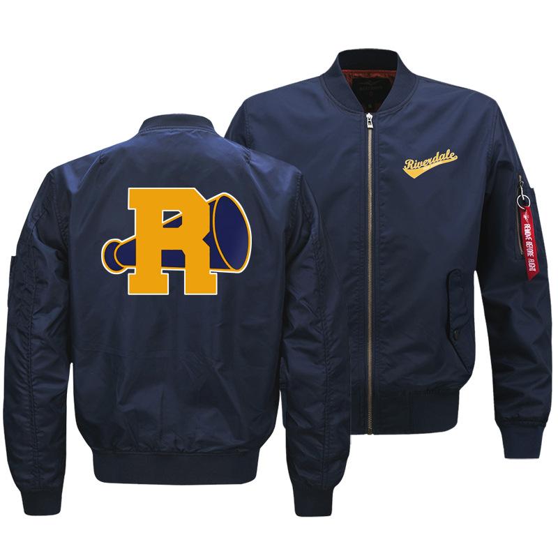 Riverdale Jackets - Solid Color Riverdale Flight Suit Series Fleece Jacket - Image 2