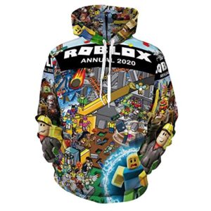 Roblox 3D Printed Hooded Sweatshirt Pullover Hoodie