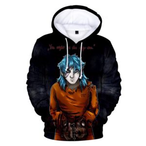 Sally Face Hoodies - Sally Face Game Series Terror Sally Face Mask Black Hoodie