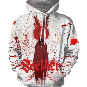Seether Hoodies - Pullover White Hoodie