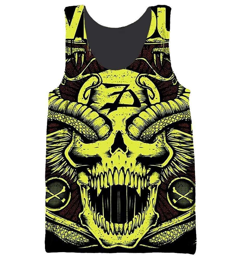 Sevendust Hoodies - Pullover Yellow Hoodie - Image 5