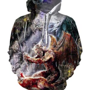 Sinister Hoodies - Pullover Black Hoodie