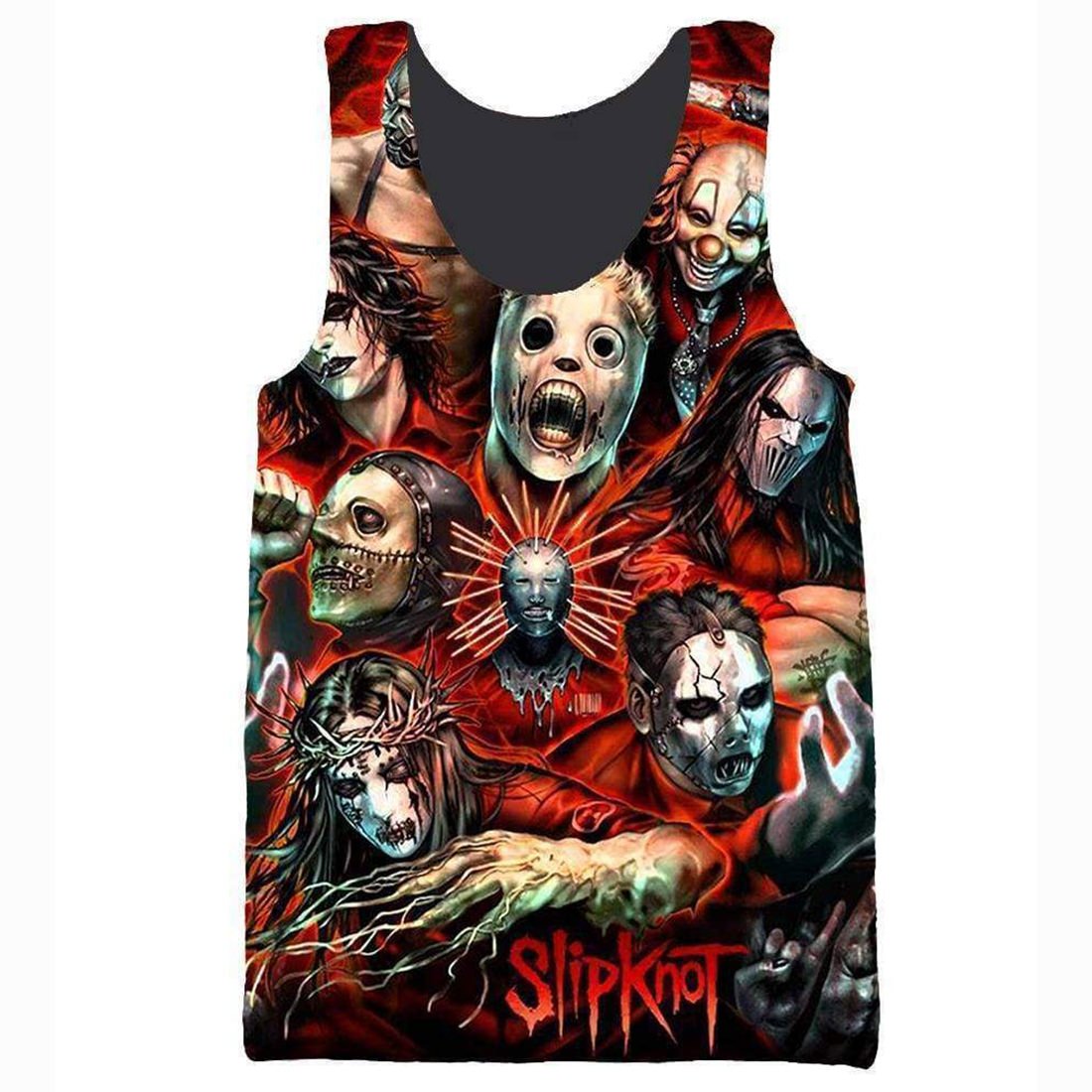 Slipknot Hoodies - Pullover Red Zombie Hoodie - Image 5