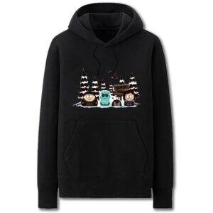 South Park Hoodies - Solid Color South Park Cartoon Style Super Cute Fleece Hoodie