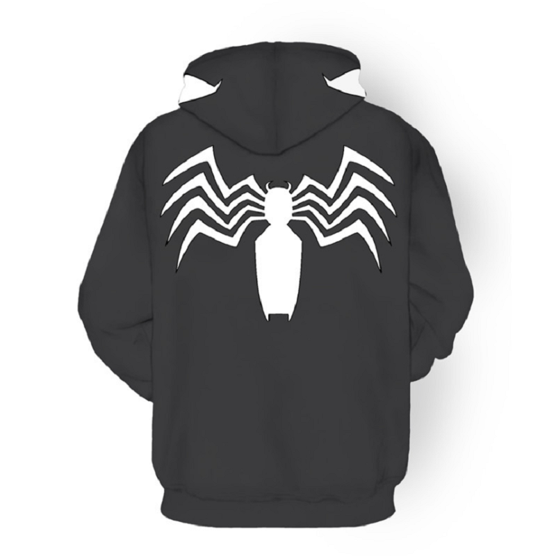 Spider-Man Hoodie - Venom Pullover Hoodie - Image 2