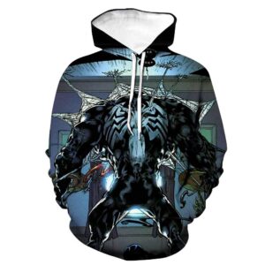 Spiderman Hoodies - Scary Symbiotic Life Form Venom Monster 3D Hoodie